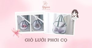 Giỏ lưới phơi cọ